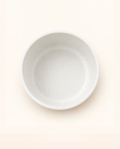 Booply Bamboo Dog Bowl - Cream & Red