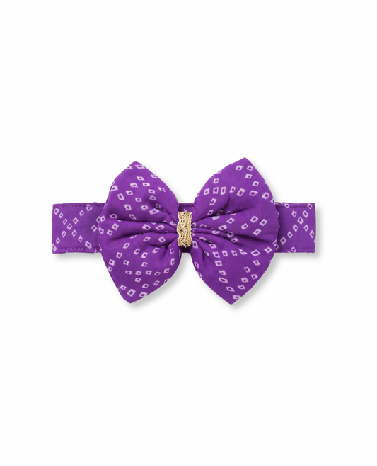 ⁠Booply Festive Bow Tie - Jamun