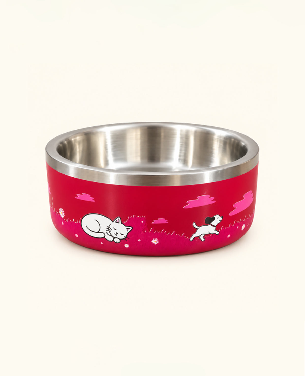 Booply Stainless Steel Double Wall Dog Bowl