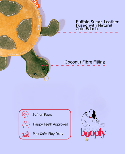 Olive Shell Turtle Toy for Dogs