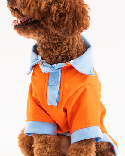 Booply Polo Paws T-Shirt – Orange Pop