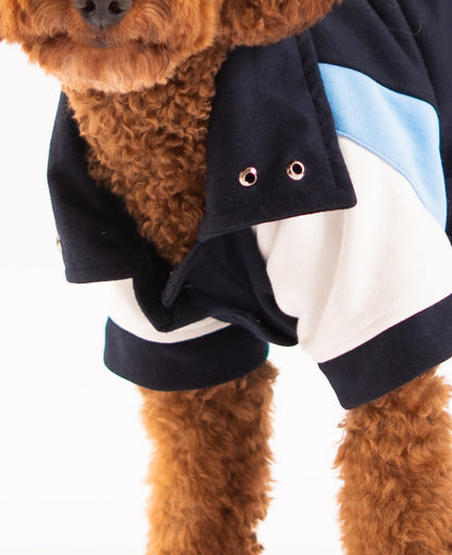 Booply Club Polo T-Shirt - Navy Panel