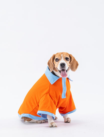 Booply Polo Paws T-Shirt – Orange Pop