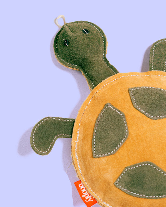 Olive Shell Turtle Toy for Dogs