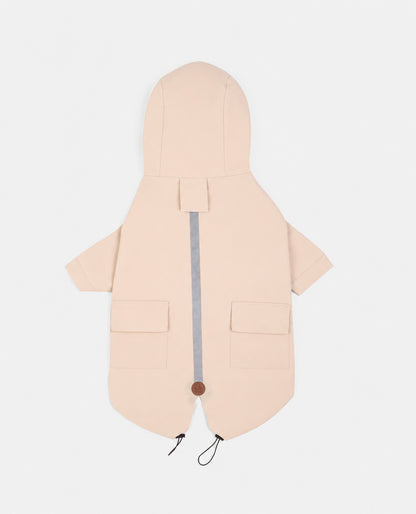 Booply RainShield Dog Raincoat – Sand Beige