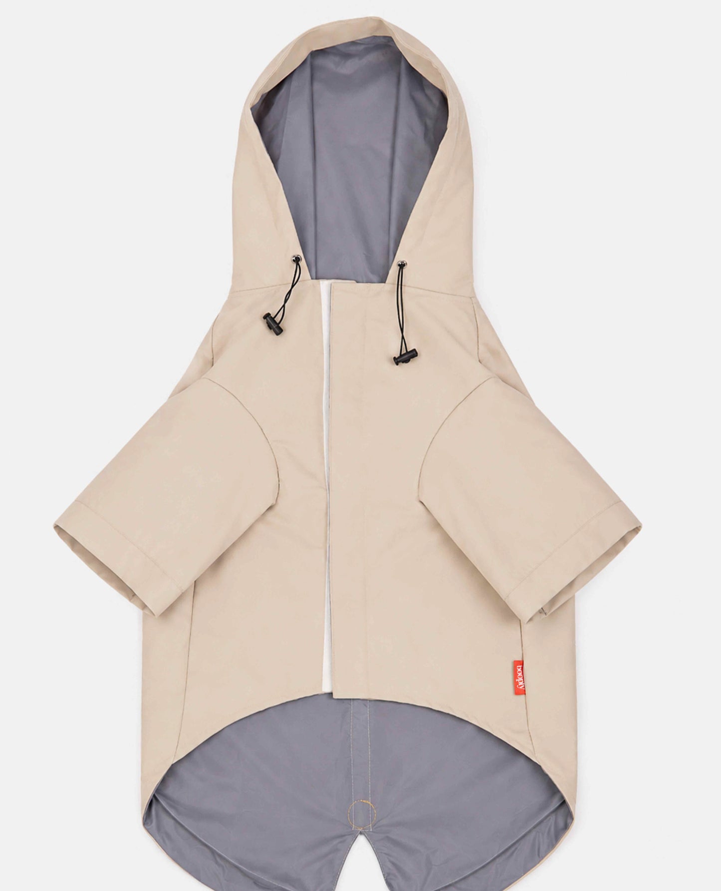 Booply RainShield Dog Raincoat – Sand Beige