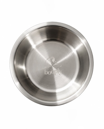 Booply Stainless Steel Double Wall Dog Bowl