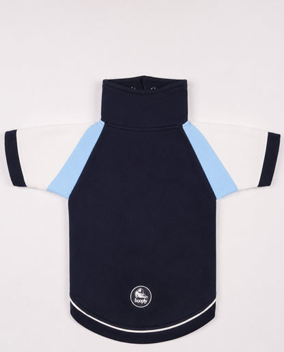 Booply Club Polo T-Shirt - Navy Panel