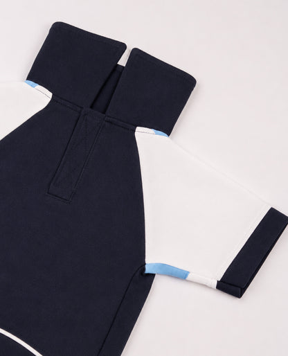 Booply Club Polo T-Shirt - Navy Panel