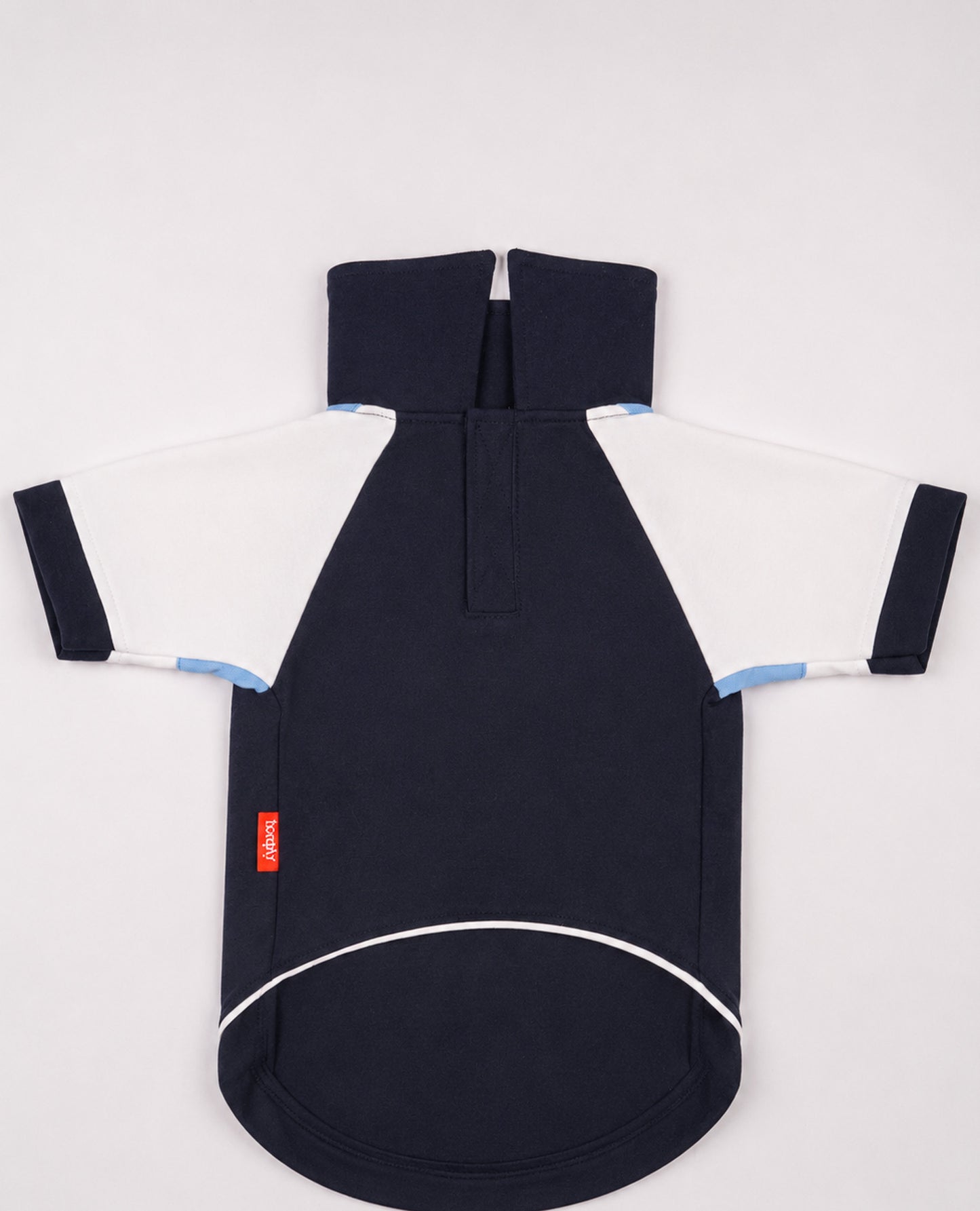 Booply Club Polo T-Shirt - Navy Panel