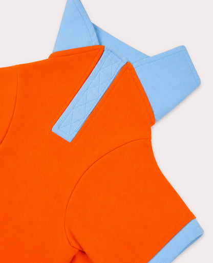 Booply Polo Paws T-Shirt - Orange Pop